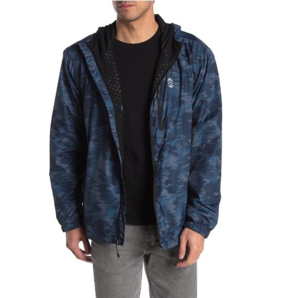 Free Country Wind Shear Zip Up Hooded Jacket